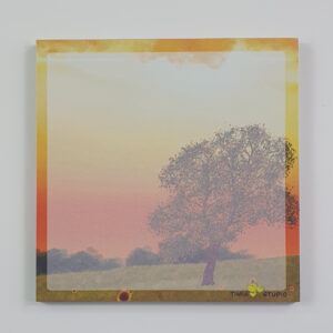 Accueil bloc note carré "crépuscule enchanté"